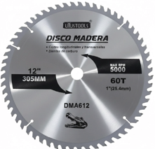 DMA612 – DISCO MADERA 12”x60T